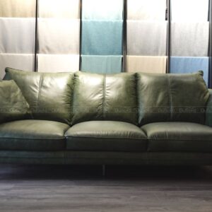 Sofa Băng 3 Chỗ GLORIA 2,2m Da Bò Brazil 80%