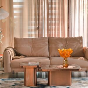 Sofa băng 3 chỗ HEBE 2,0m Microfiber